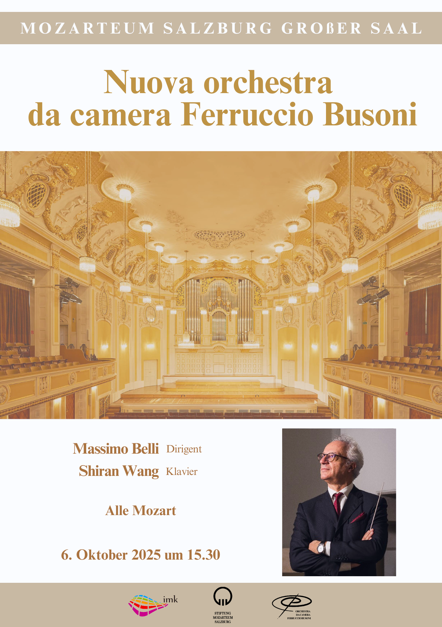 L'orchestra Busoni a Salisburgo con Shiran Wang
